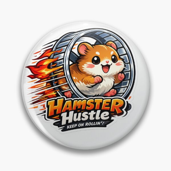 Item preview, Hamster Hustle Kawaii Racing Hamster with Flames | Cute Speedy Cartoon Design designed and sold by SparkVault.
