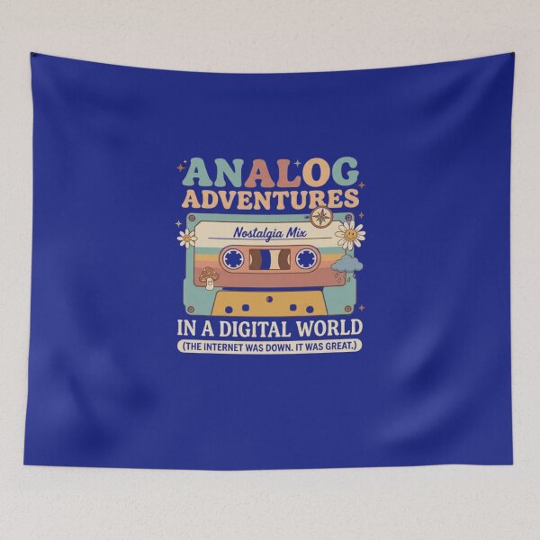 Item preview, Analog Adventures – Nostalgia Cassette Retro Design designed and sold by Conviction studio.