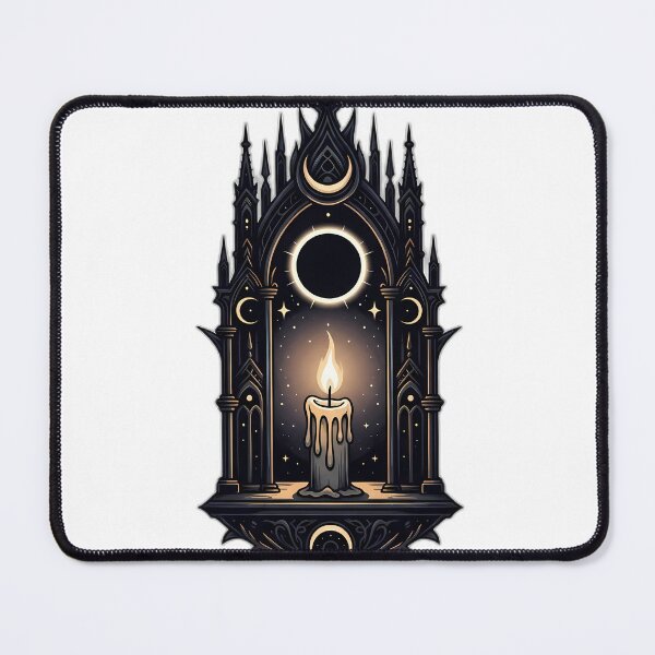 Item preview, Eclipse Candle Shrine Emblem designed and sold by IllumeInk.