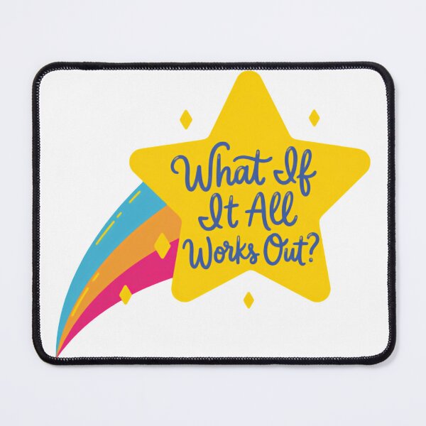 Item preview, What If It All Works Out? Calm Mind Quote designed and sold by SkeletonsDanger.