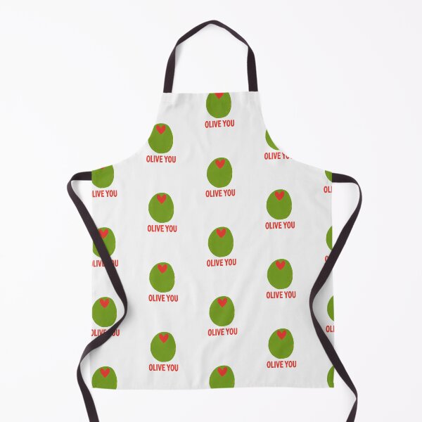 Item preview, Kawaii Olive You — Cute Funny Food Pun Illustration | Green Olive Heart Lov designed and sold by Colorful-Garden.