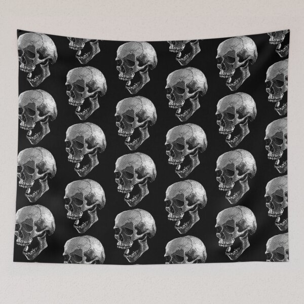 Item preview, Pixel Art Open Mouth Skull designed and sold by Jasmine Froley.
