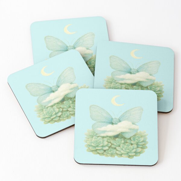 Item preview, Butterfly painting with lunar magical realism designed and sold by the artedivino.
