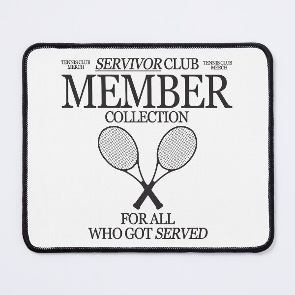 Item preview, Tennis Player Design Servivor Club Member designed and sold by Stil-Mix.