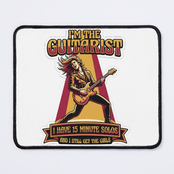 Item preview, Funny Guitarist Solo Get The Girls Band Logic designed and sold by EKHOAISTORE.