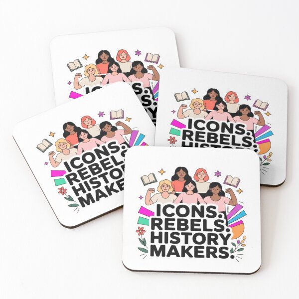 Item preview, Icons Rebels History Makers Women Empowerment T-Shirt – Feminist Graphic Design for Women’s History Month, Activists & Gift Buyers designed and sold by GemBob Creations.