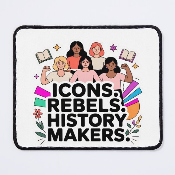 Item preview, Icons Rebels History Makers Women Empowerment T-Shirt – Feminist Graphic Design for Women’s History Month, Activists & Gift Buyers designed and sold by GemBob Creations.