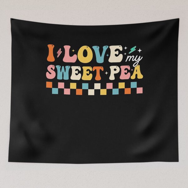 Item preview, Sweet Pea Gift Retro Nickname Quote designed and sold by KroghDs.