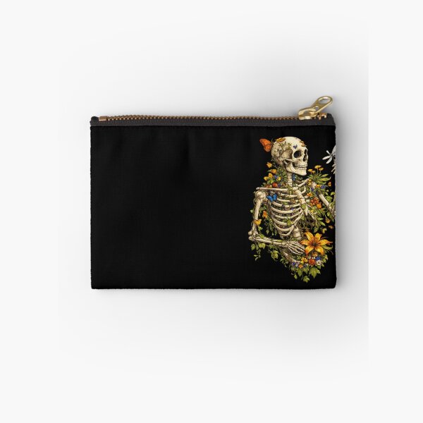 Item preview, Floral Skeleton Sticker – Dark Botanical Skull with Flowers, Gothic Nature Aesthetic designed and sold by yofeustore.