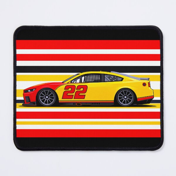 Item preview, 2026 Joey Logano No.22 Yellow Nascar Side Profile designed and sold by PitWallArt.