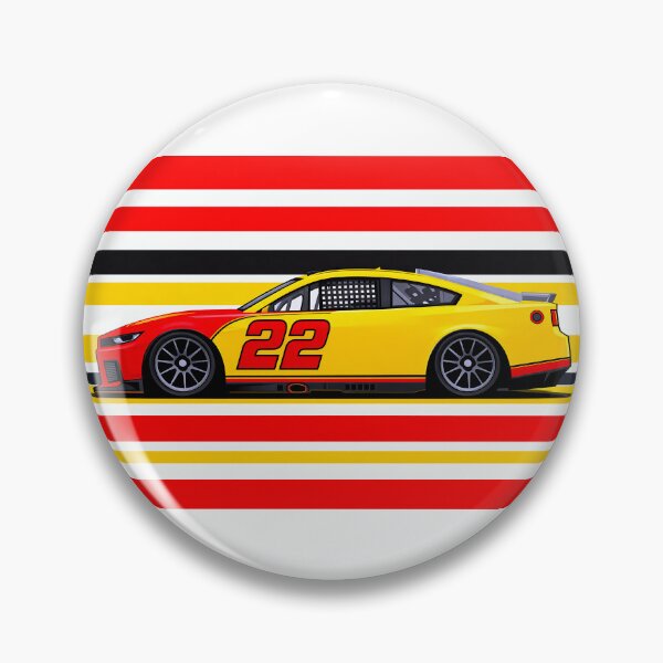 Item preview, 2026 Joey Logano No.22 Yellow Nascar Side Profile designed and sold by PitWallArt.