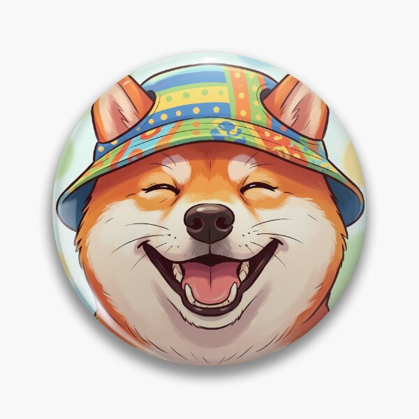 Item preview, Happy Shiba Inu in Summer Bucket Hat designed and sold by GlowingTales.
