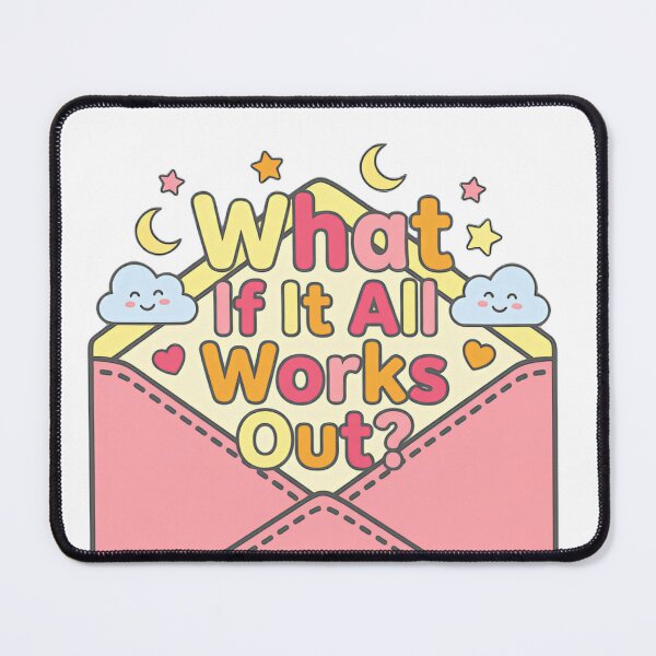 Item preview, What If It All Works Out? Inspirational Dream Quote designed and sold by SkeletonsDanger.