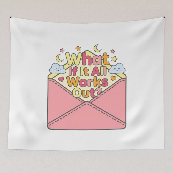 Item preview, What If It All Works Out? Inspirational Dream Quote designed and sold by SkeletonsDanger.
