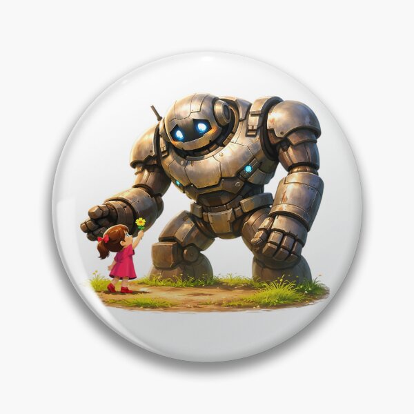 Item preview, The Little Girl and her Mecha Friend designed and sold by GlowingTales.