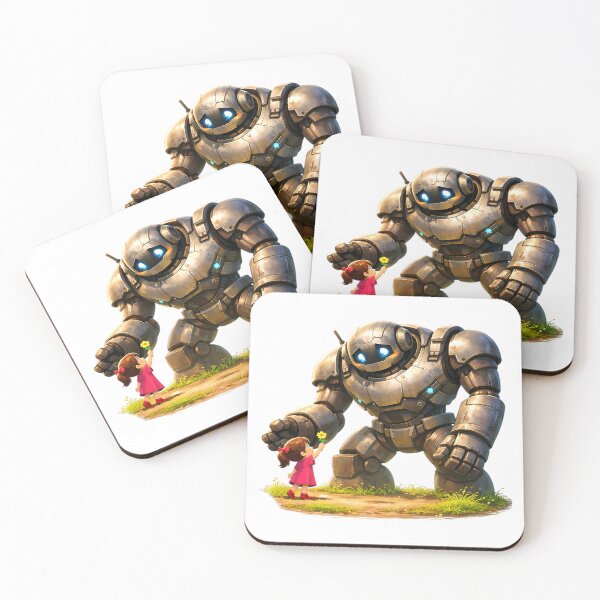 Item preview, The Little Girl and her Mecha Friend designed and sold by GlowingTales.