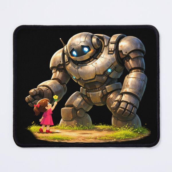 Item preview, The Little Girl and her Mecha Friend designed and sold by GlowingTales.