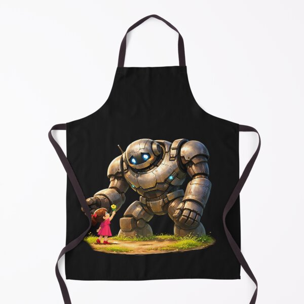 Item preview, The Little Girl and her Mecha Friend designed and sold by GlowingTales.