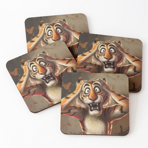 Item preview, Tiger in shock. designed and sold by MyHappyArtShop.