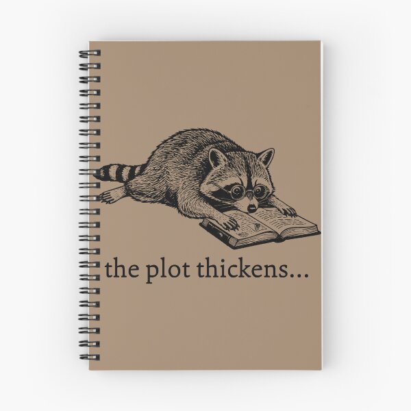 Item preview, Bookish Raccoon Shirt Funny Trash Panda Reading Shirt Book Lover Shirt Fantasy Reader Tee Mystery Thriller Book Nerd Shirt designed and sold by LessIsLoud.