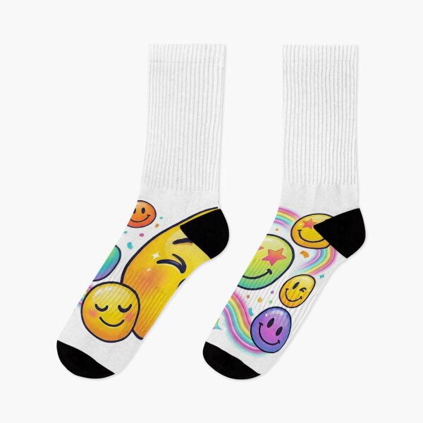 Item preview, Colorful Smiley Faces - Vibrant Multi-Colored Emoji Pack - Happy Expressions designed and sold by RS-Globalist-.