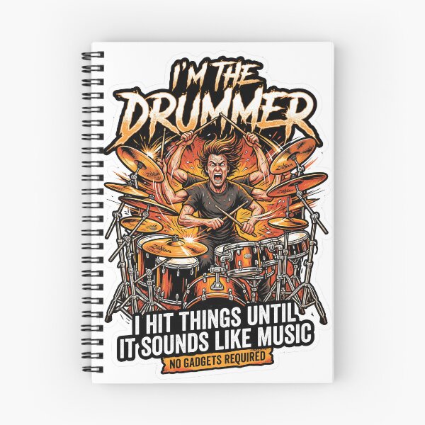 Item preview, Funny Drummer Hit Things Sounds Like Music designed and sold by EKHOAISTORE.