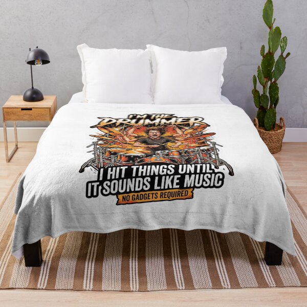 Item preview, Funny Drummer Hit Things Sounds Like Music designed and sold by EKHOAISTORE.