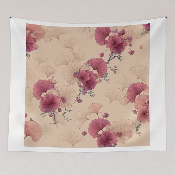 Item preview, Blush Ginkgo Whisper designed and sold by AquamaraArt.
