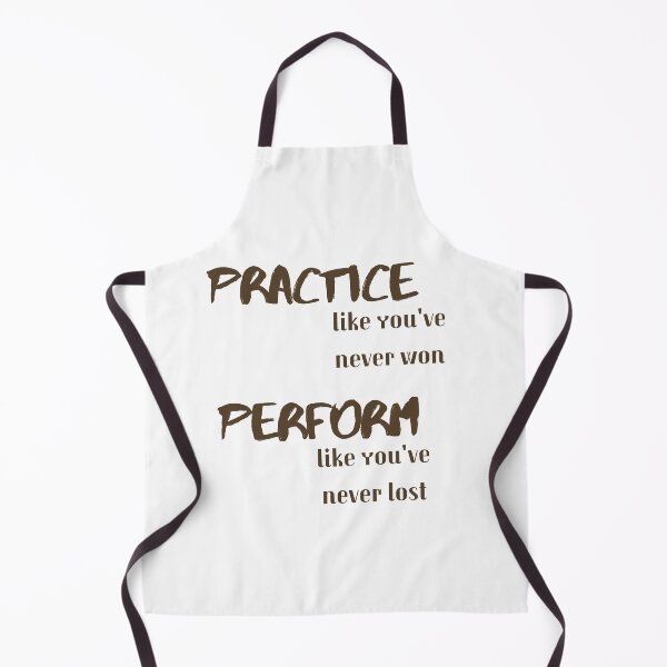 Item preview, Practice Like You've Never Won - Motivational Sports Quote designed and sold by fleur-atelier.