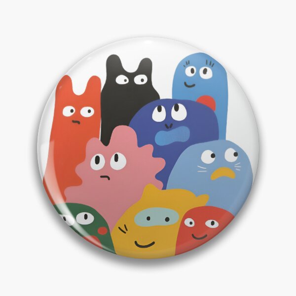 Item preview, Cute Colorful Blob Characters designed and sold by Rangmanch.