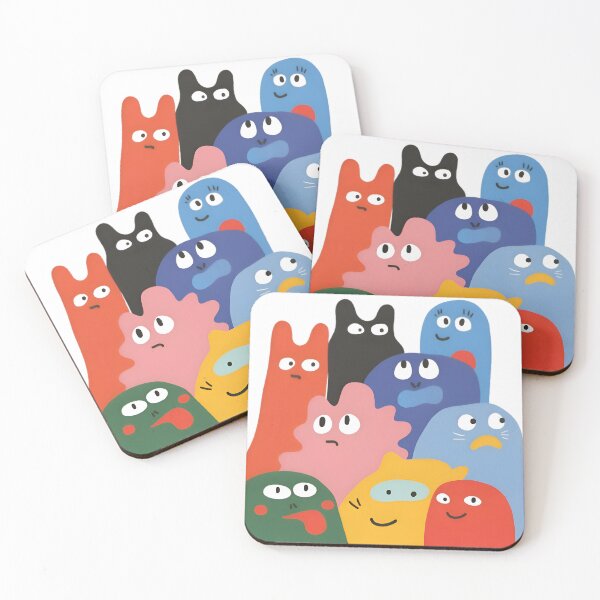 Item preview, Cute Colorful Blob Characters designed and sold by Rangmanch.