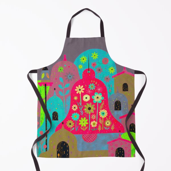 Item preview, Dream Floral Cityscape Illustration designed and sold by joycrysstudio.