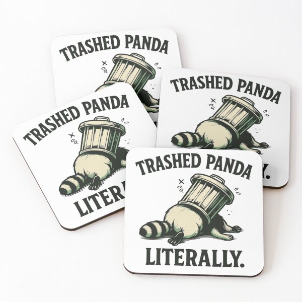 Item preview, This image features a graphic illustration with a playful pun on the nickname "trash panda" for raccoons.Trash Panda Shenanigans - Raccoon Pun Party! designed and sold by Ulikedigital14.