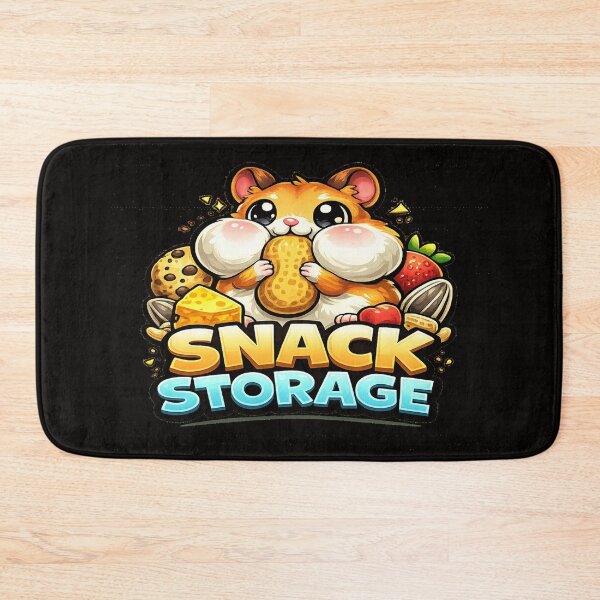 Item preview, Cute Hamster Snack Storage Cartoon – Kawaii Pet Lover Gift, Funny Food Hoarder Animal, Kids Cute Rodent Art Cartoon Design on T-Shirt, Sticker, Phone case, mug, bag, hoodie designed and sold by ArtByTripti.