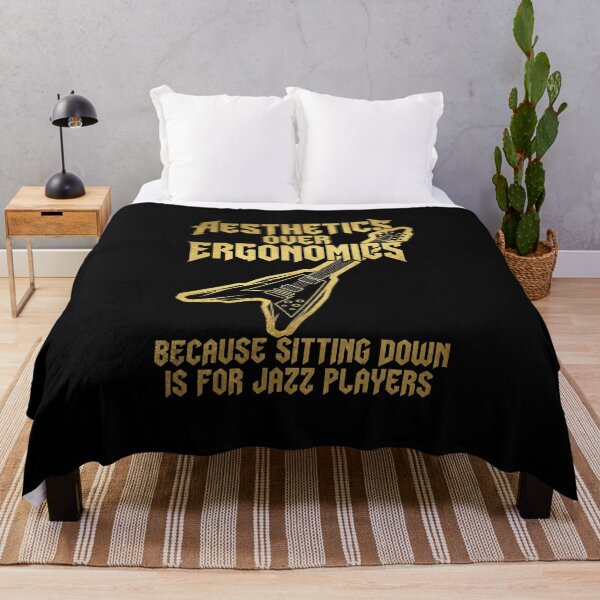 Item preview, Funny Flying V Heavy Metal Sitting Is For Jazz designed and sold by EKHOAISTORE.