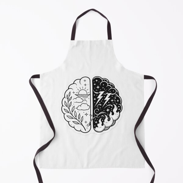 Item preview, Mental Balance Dual Brain Day and Night Aesthetic Sticker designed and sold by Dasts Cart.