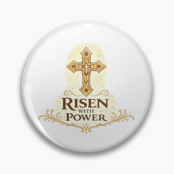 Item preview, Risen with Power Christian Easter Faith Design designed and sold by StyleLap.