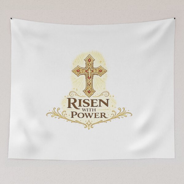 Item preview, Risen with Power Christian Easter Faith Design designed and sold by StyleLap.