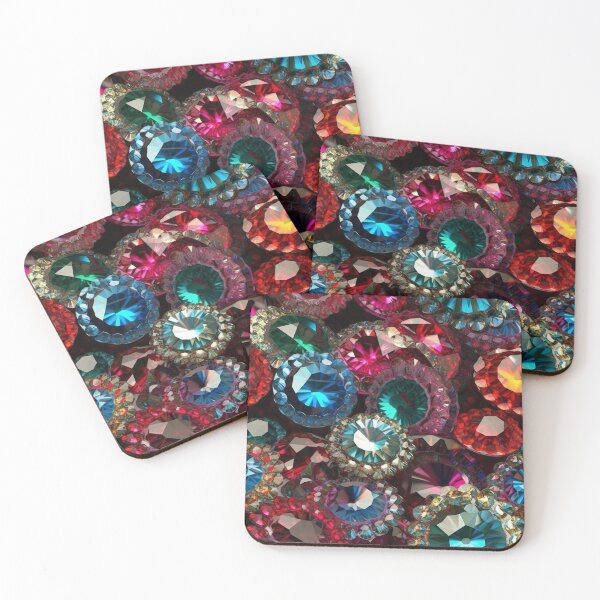 Item preview, Multicolor Sparkling Gemstone Crystal Cluster designed and sold by pinkal.