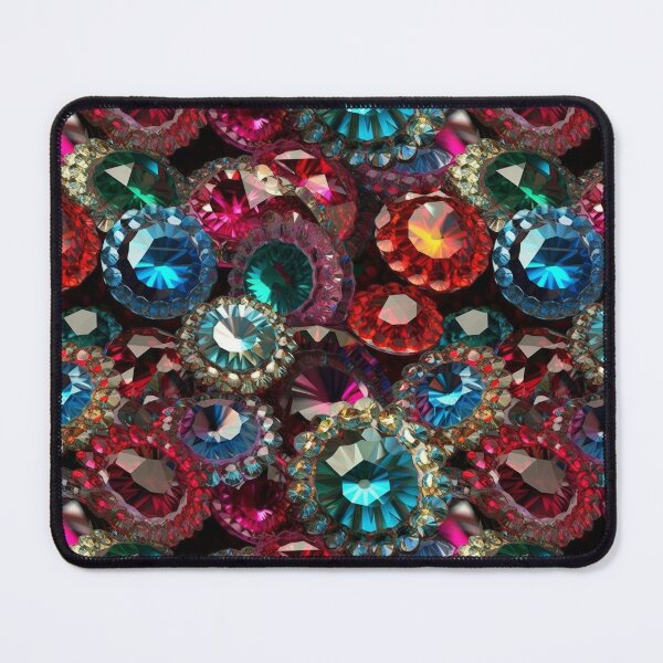 Item preview, Multicolor Sparkling Gemstone Crystal Cluster designed and sold by pinkal.
