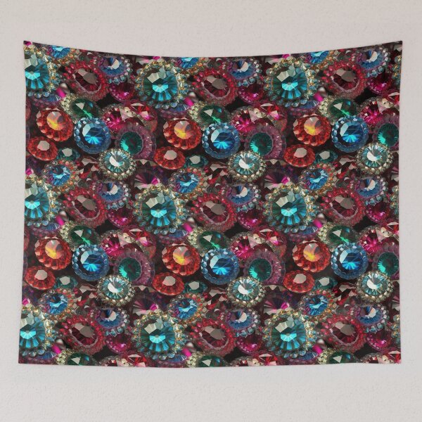 Item preview, Multicolor Sparkling Gemstone Crystal Cluster designed and sold by pinkal.