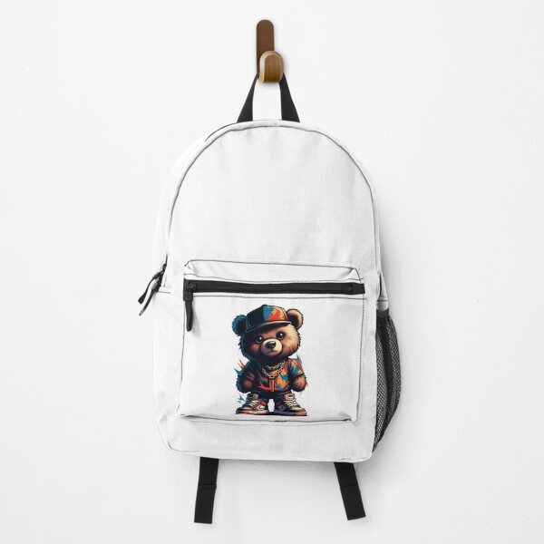 Item preview, Hip Hop Bear Streetwear Graffiti Urban Art designed and sold by GlowingTales.