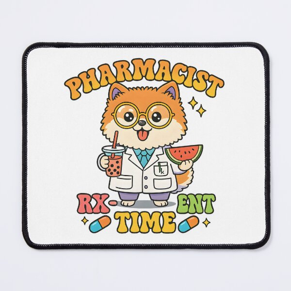 Item preview, Pomeranian Pharmacist RX Cute Nurse Funny Animals Pharmacy Tech Gift Healthcare Worker designed and sold by ClinicalHubs.