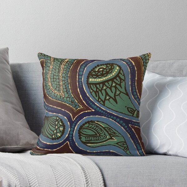 Item preview, Earth & Jewel Tones • Organic Abstract Dotwork Painting designed and sold by PeridotGypsy.