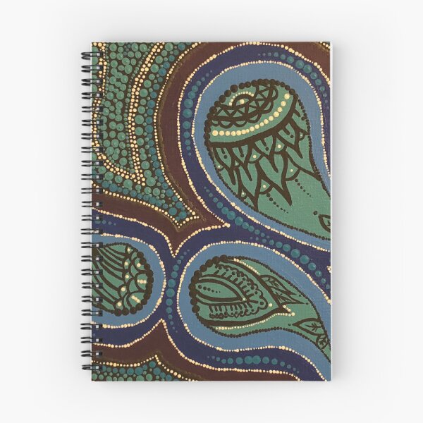 Item preview, Earth & Jewel Tones • Organic Abstract Dotwork Painting designed and sold by PeridotGypsy.