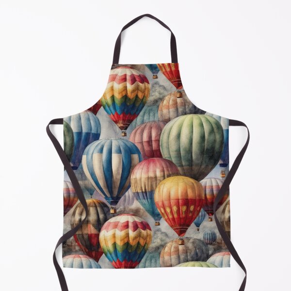 Item preview, Antique Sky Journey Hot Air Balloon Pattern designed and sold by pinkal.
