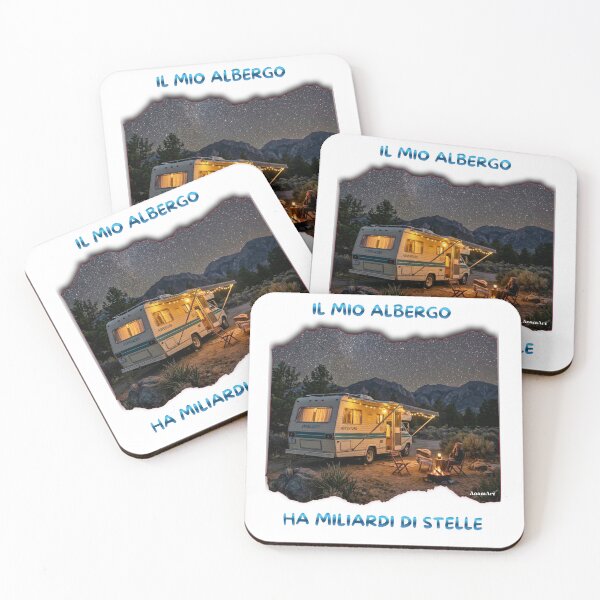 Item preview, My Hotel Has Billions of Stars - Vintage Camper designed and sold by AnamArtLab.