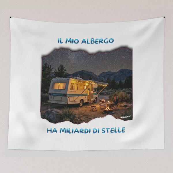 Item preview, My Hotel Has Billions of Stars - Vintage Camper designed and sold by AnamArtLab.