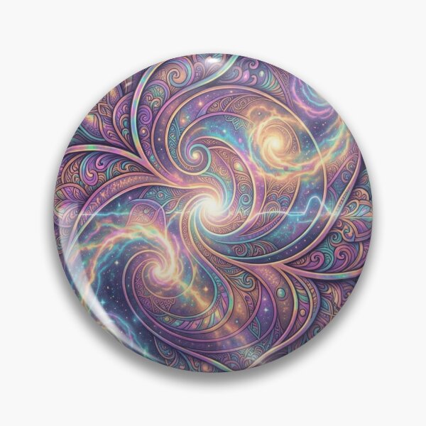 Item preview, Cosmic Floral Fusion – Galaxy Swirls, Mystic Patterns and Vibrant Energy designed and sold by FotoworldEdel.