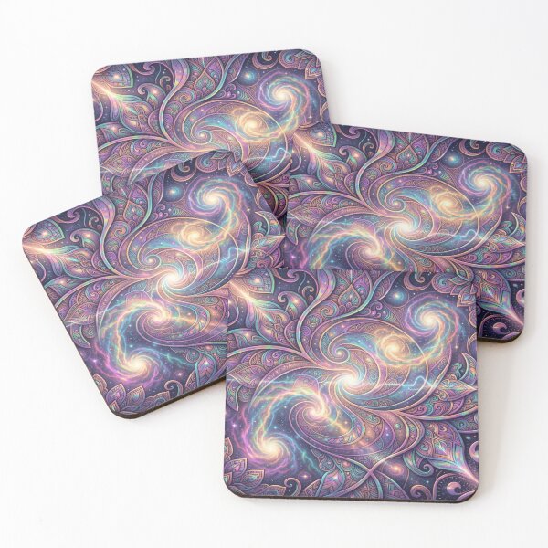 Item preview, Cosmic Floral Fusion – Galaxy Swirls, Mystic Patterns and Vibrant Energy designed and sold by FotoworldEdel.